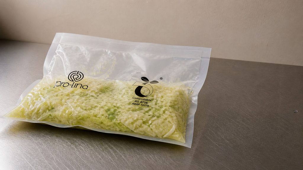 Salt, pressure, time. Now: the bag.